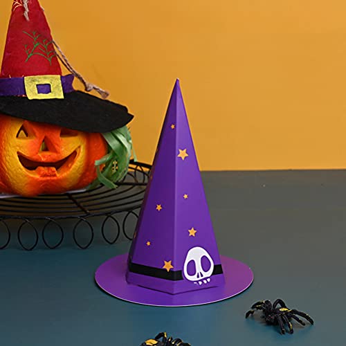 ABOOFAN 20 unidades de divertidos sombreros con forma de sombrero, caja creativa para Halloween, decoración de fiesta