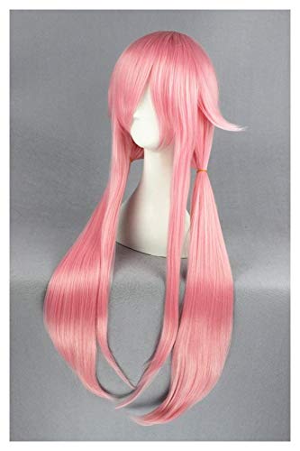 Anime Cosplay peluca para Murata Tomosa Mirai Nikki Gasi Yuno Pelucas de pelo sintético con peluca libre Seupeak
