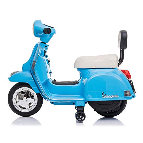 ATAA Vespa clásica PX150 Mini Oficial - Azul Moto eléctrica para niños Vespa clásica PX150