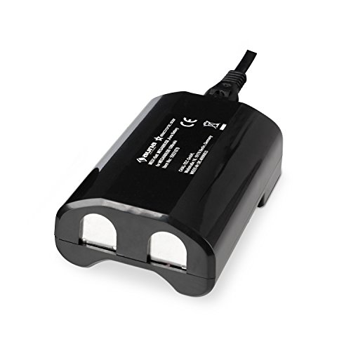 auna - MEGA080USB, Batería para megáfono, 1 Unidad, 1500 mAh, Luces led, Luz indicadora, Sustituto Pilas, 1 Cable de alimentación, Fácil Recambio Color Negro