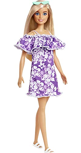 Barbie Loves the Ocean Vestido Floreado violeta