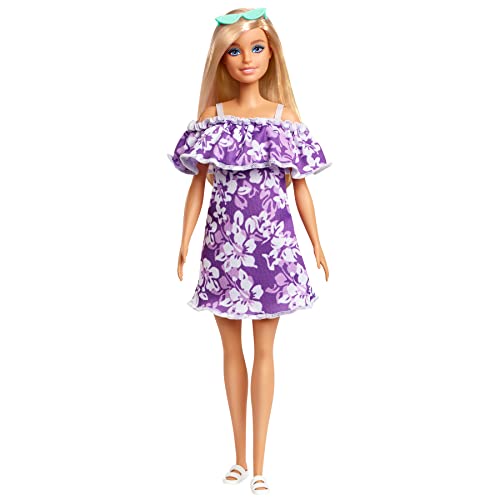 Barbie Loves the Ocean Vestido Floreado violeta
