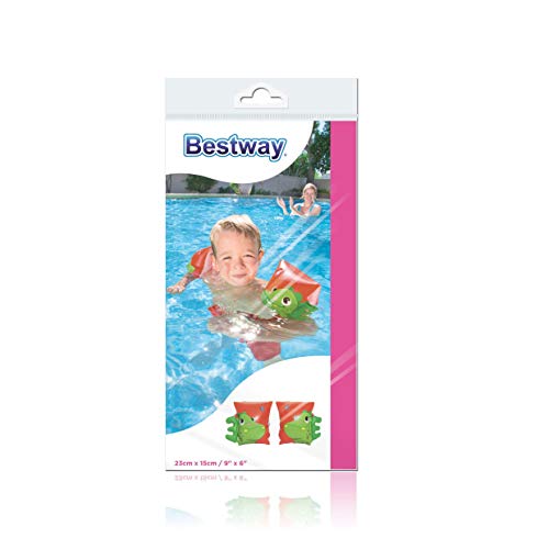 BESTWAY 32115 - Manguitos Hinchables Dinosaurio & Loro 23x15 cm