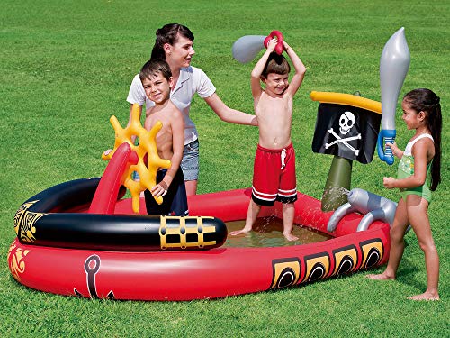 Bestway - Centro de juegos hinchable barco pirata (53041)