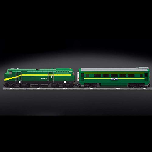 Bloques de construcción de locomotoras de Trenes de tecnología, 2.4 GHz/App Tren con Control Remoto con Juego de rieles, 2086 Piezas de Juguete de construcción compatibles con Lego