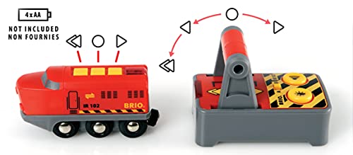 Brio- Juego primera edad, Color negro, gris, rojo, amarillo (33213)