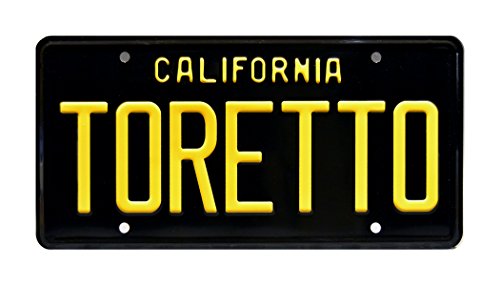 Celebrity Machines Fast and The Furious | Toretto | Metal Stamped License Plate
