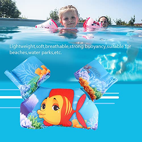 Chaleco de natación para niños Brazo Diseño de círculo Chaleco de flotabilidad Ajustable Chaleco de Flotador para niños para niños Bebé