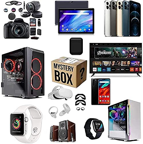 Ckssyao Caja misteriosa Lucky Box Mystery Boxes Mystery Box, (equipo electrónico) se puede abrir: los últimos teléfonos móviles, drone, relojes inteligentes, purificadores de aire, etc. ¡Todo es posib