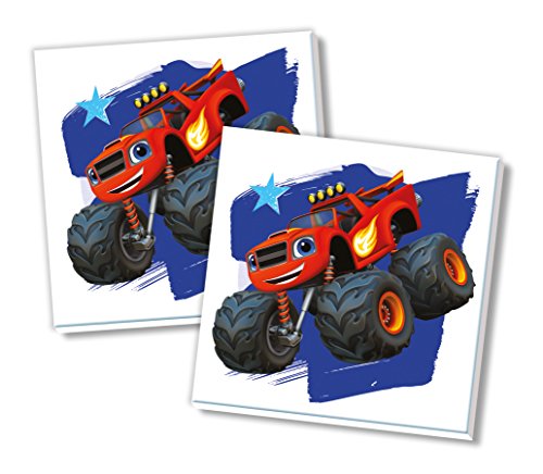Clementoni and The Monster Machines Blaze e le Mega Macchine Juego Memo, Multicolor (18010)