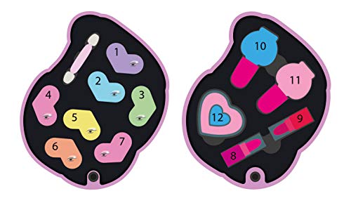 Clementoni- Crazy Chic Lovely Make Up Mermaid Set de Maquillaje para niños, a Partir de 6 años (18642)
