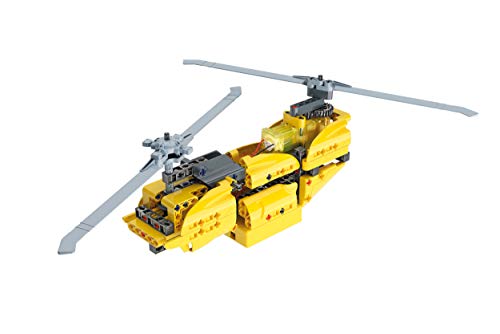 Clementoni-Laboratorio de Mecánica – Helicóptero – Juego de construcción (versión en Italiano) – Fabricado en Italia, 8 años + (19176)