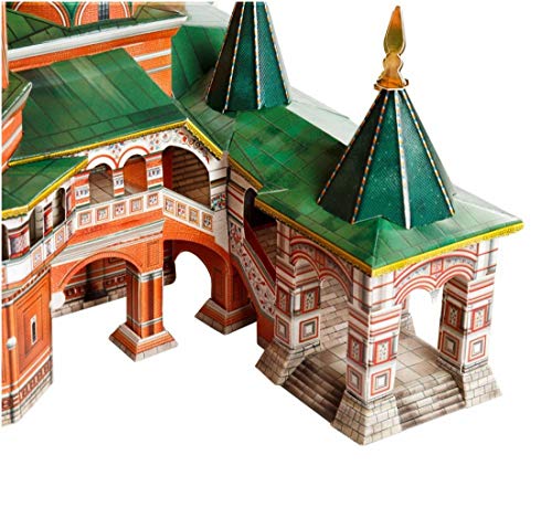 CLEVER PAPER- Puzzles 3D Catedral de San Basilio, Rusia (14195)