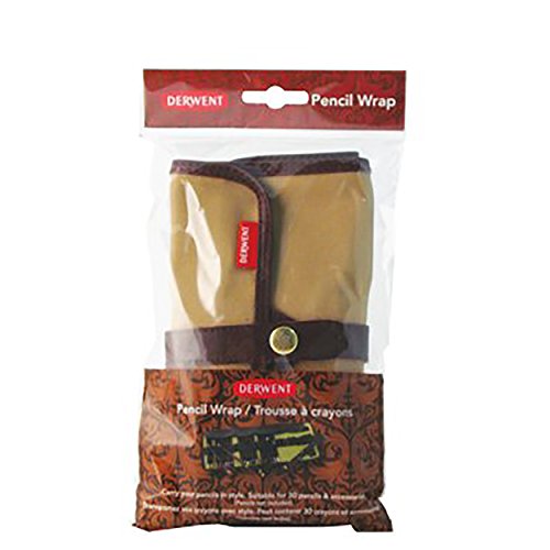 Derwent Canvas Estuche de Lápices Enrollable, 30 Lápices y Capacidad para Accesorios Extra, Calidad Profesional, 0700434