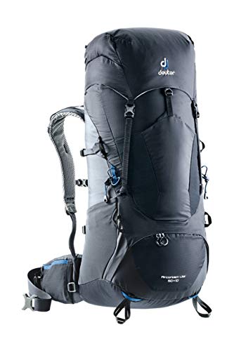 Deuter Aircontact Lite 50 + 10, Negro Grafito, Talla única