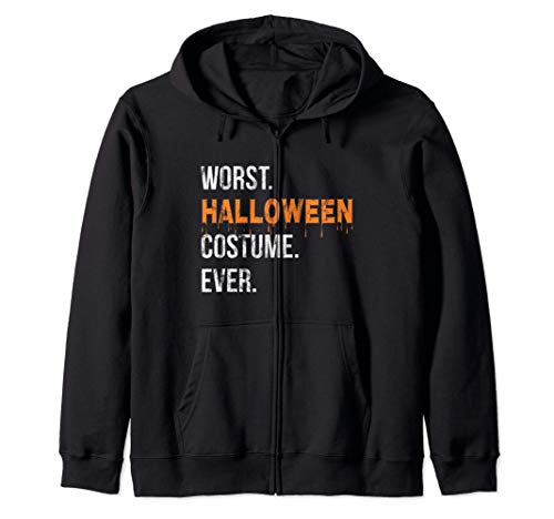El peor disfraz de Halloween de la historia Sudadera con Capucha