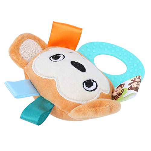 Etiqueta de color mango chicle chicle juguete mordedor bebé dibujos animados bebés 0-6 meses bebé(Teether Monkey)