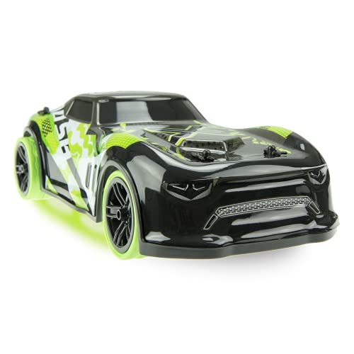 Exost Coche teledirigido-Lightning Dash 2,4 GHz-Efectos sonoros y Luminosos-Juguete Infantil-A Partir de 5 años, Multicolor (Silverlit 20630)