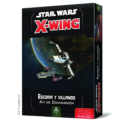 Fantasy Flight Games- Star Wars SW X-Wing 2.0 - Escoria y Villanos: Kit de Conversión - Español, Multicolor (SWZ08ES)