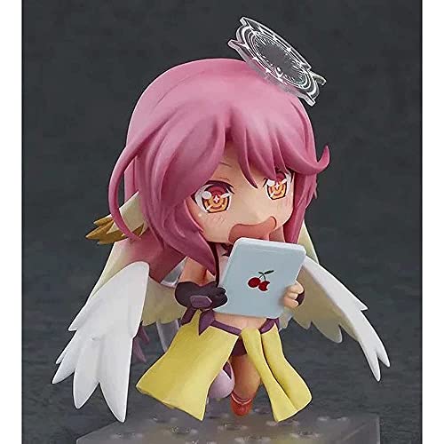 Figuras De Anime NO Game NO Life Jibril Nendoroid Q Version Figuras De Acción Juguetes Muñecas Modelo Personajes De Anime Decoraciones Adornos Coleccionables para Fanáticos del Anime