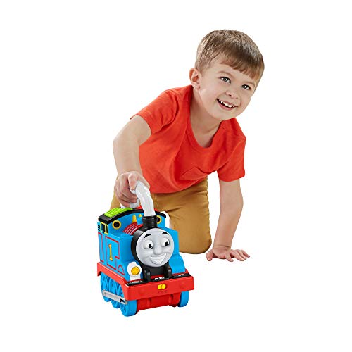 Fisher-Price Thomas & Friends Storytime Thomas - Edición en inglés del Reino Unido, Tren Interactivo con Luces, música e Historias para niños en Edad Preescolar