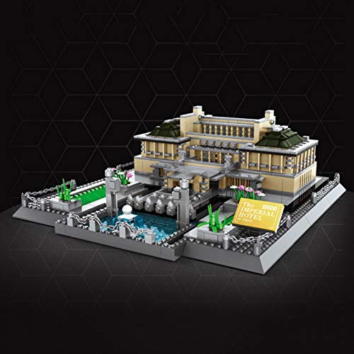 FITL Arquitectura De La Ciudad El Hotel Imperial De Tokio Modelo Bloques De Construcción Ladrillos Vista De La Calle Juguetes De Construcción para Adolescentes