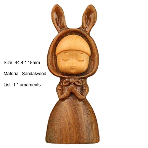 fuchsiaan Bolso mini colgante gran Burr gratis adorable en forma de conejo en miniatura ornamento Amarillo