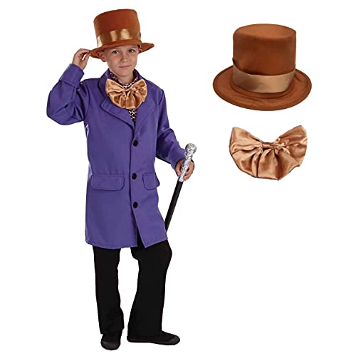 Fun Shack Disfraz de Dueño de Fábrica Niño, Disfraz Halloween Niño Disponible en Talla L