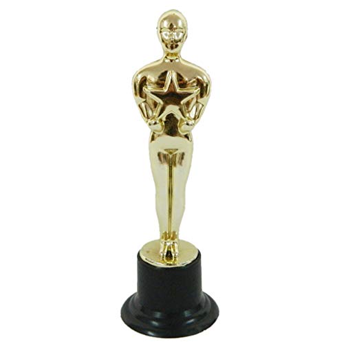 geneic Juego de 12 moldes para estatuillas de Oscar premia a los ganadores magníficos trofeos en ceremonias y herramientas de decoración de tartas festivas.