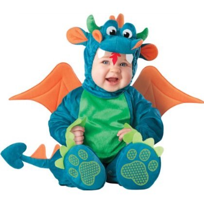 Generique - Disfraz de dragón para bebé -Lujo - 12-18 Meses (74-81 cm)