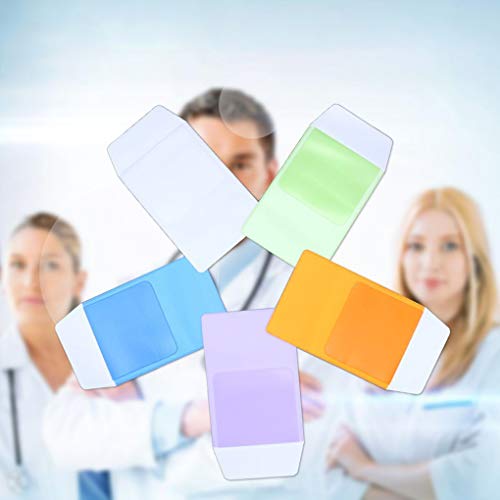 GFCGFGDRG Conjunto de PVC 10PCS / Pen insertado a Prueba de Fugas Bolsa insertada Hospital de Protectores de Bolsillo Bolsillo de la Camisa de la Oficina del Hospital Escuela, Color de la Mezcla