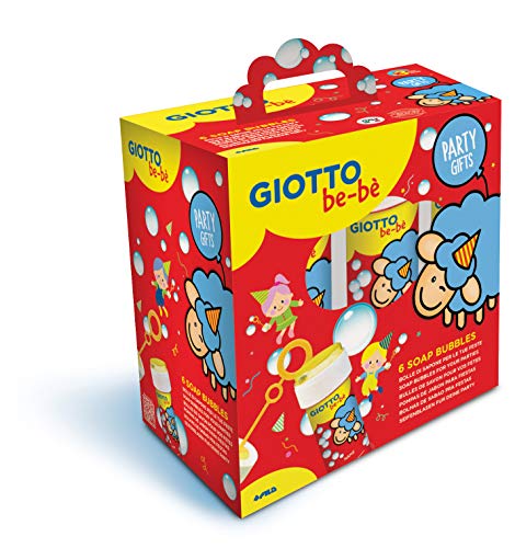 Giotto be-bè Party Gifts Soap Bubbles 60Ml X 6 Uds