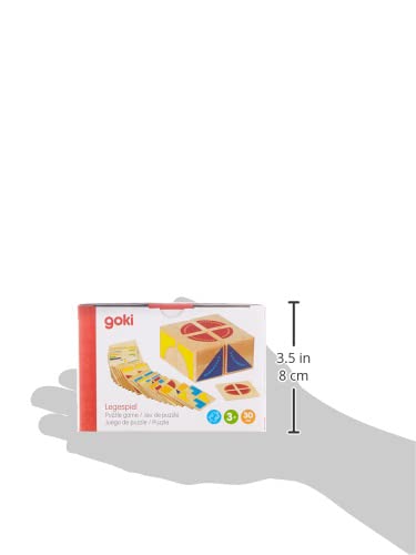 Goki- Juego de Puzzle, Kubus, Multicolor (Gollnest & Kiesel 58649.0)