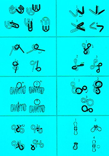 Gracelaza 8 Piezas Juguetes Mágicos de Alambre de Metal Set - 3D Rompecabezas Brain Teaser Puzzle - IQ Inteligencia Juguete Educativo - Juego Niños y Adolescentes #3