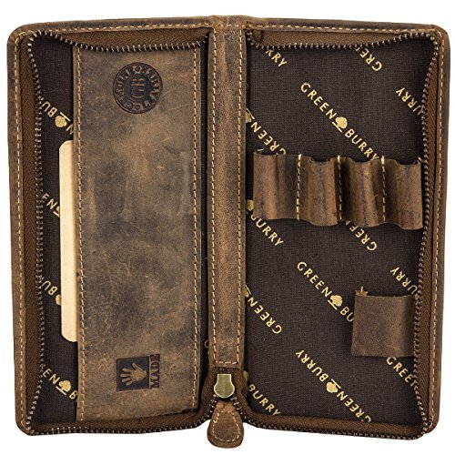 Green Burry 1648 Vintage - Estuche para lápices, color marrón, talla única