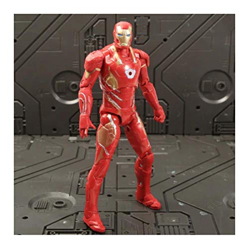 GSDGSD Marvel Avengers 3 Infinity War Figuras de acción Juguetes Set Hulk Capitán América Spiderman Thanos Iron Man Hulkbuster-2