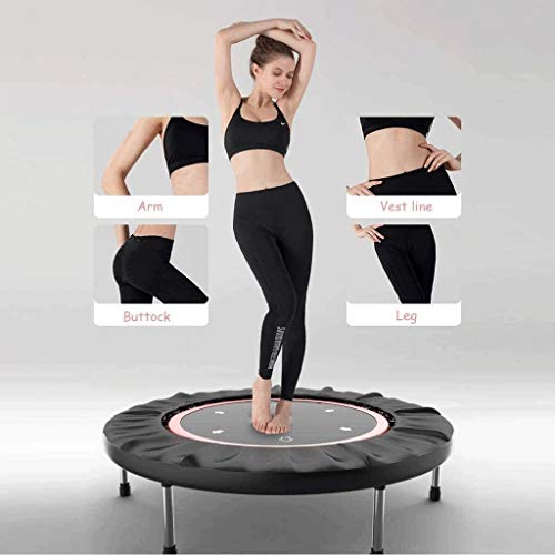 Hammer 40" plegable portátil con cama elástica ajustable Barandilla for el ejercicio máximo de carga 330lbs Diseño for Niños Chicas Chicos Adolescentes Adultos Juventudes cubierta al aire libre Gimnas