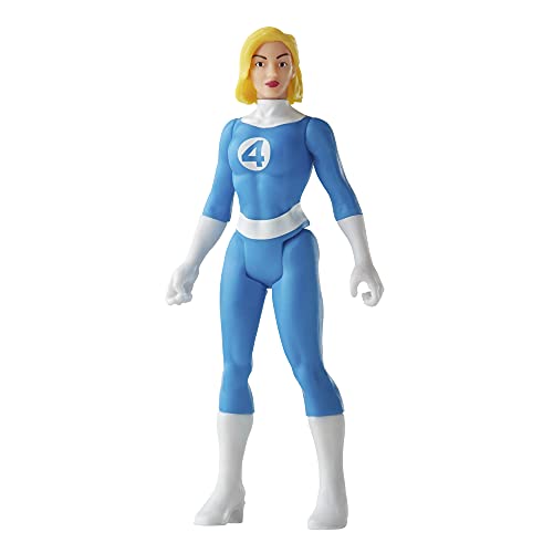 Hasbro Marvel Marvel-SD-HSBF26635L0 Figura de acción de Mujer Invisible de 9,5 cm de Retro 375 Collection Legends, Multicolor, único (F2663)