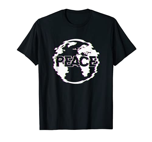 Hippie Día Mundial de la Paz Concienciación Hippie Retro Camiseta