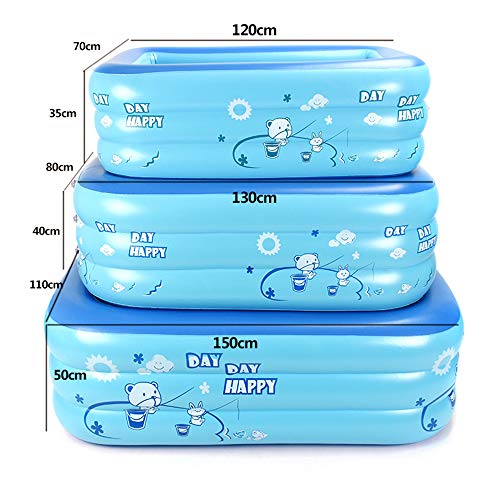 Inflable Piscina para Niños al Aire Libre para Bebés Adultos Piscina Pelota de Juego Estanque,130CM