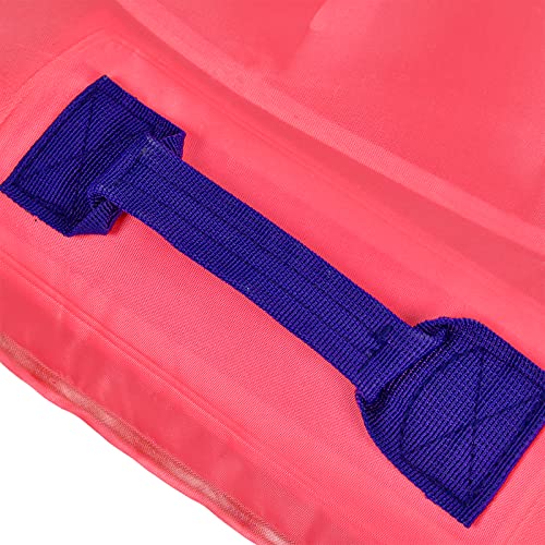 Jinyi Tabla de Bodyboard Inflable portátil, Conveniente para Llevar Tabla de Cuerpo de Surf de Verano Tabla de Bodyboard de Playa portátil Tabla Flotante para Agua para la Playa(Pink)