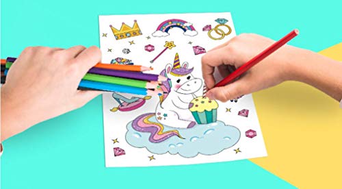 Juego de papel para rascar, diseño de unicornio, cuaderno para rascar, libro para colorear Magic Scratch Book, para niños y niñas (dinosaur)