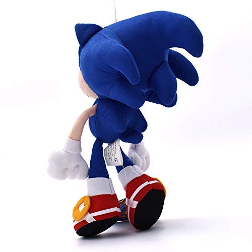 Juguete De Felpa De 25 Cm Azul Suave Sonic Animales De Peluche Personajes Juguetes para Niños Muñecas Regalos