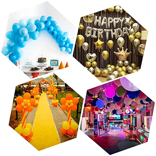 Lechnical Bomba de globo Bomba de aire eléctrica Máquina infladora de globos portátil con 2 boquillas para decoración de fiesta de cumpleaños de Navidad Azul