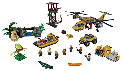 LEGO City 60162 Jungla de alimentación helicóptero construcción Juguete