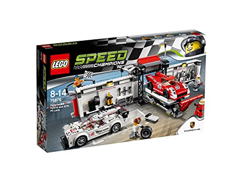 LEGO Speed Champion - Playset Puesto de reparación Porsche, Multicolor (75876)