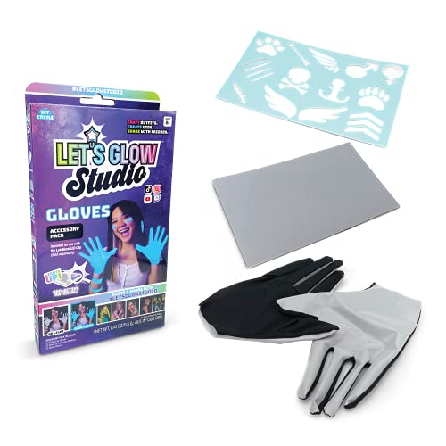 Let's Glow Studio Juego de Accesorios de Guantes en CDU, Multicolor, Multiple Pack (Flair Leisure Products LET01310)