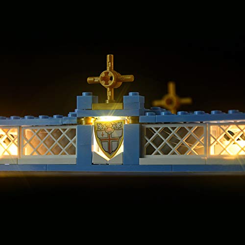 LIGHTAILING Conjunto de Luces (Creator El Puente De Londres) Modelo de Construcción de Bloques - Luz no Parpadea - Kit de luz LED Compatible con Lego 10214 (NO Incluido en el Modelo)