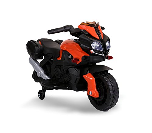 LT875 Motocicleta eléctrica para niños MOTO SPEED con luces y sonidos realistas - Naranja