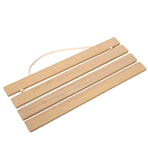 MAGT Marco de Fotos de Madera magnética, Marco de Imagen de Madera magnética Moderna DIY Cartel Personalizado Impresiones de Desplazamiento Percha de Arte Madera de Teca para(21cm)